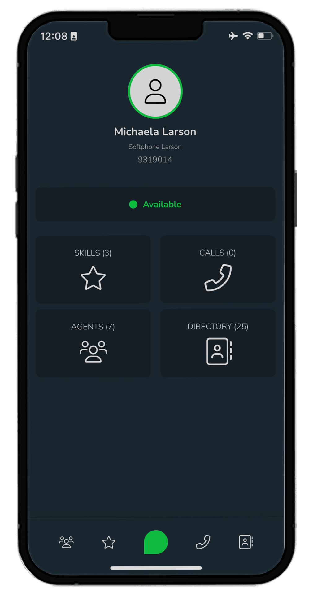 samwin_contact center solution_mobile agent_home
